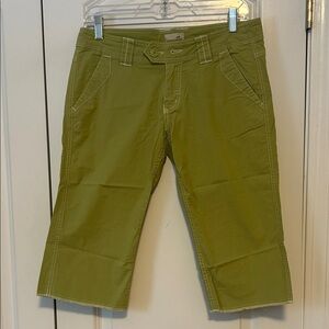 Horny Toad bermuda green shorts 6 Small